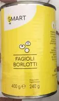Mängden socker i Fagioli borlotti