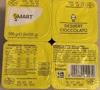 Mängden socker i Dessert cioccolato