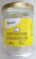 Mängden socker i Filetti di tonno all'olio d'oliva