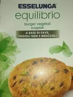 Mängden socker i Burger vegetali a base di fave fagioli neri e broccoli