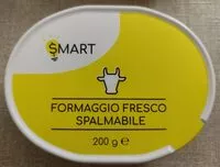 Mängden socker i Formaggio fresco spalmabile