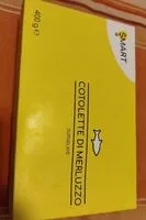 Mängden socker i Cotolette di merluzzo surgelate