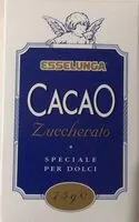 Mängden socker i Cacao zuccherato