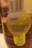 Mängden socker i Filetti di acciughe in olio di semi di girasole
