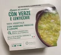 Mängden socker i Zuppa di verdure con verze e lenticchie