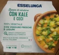 Mängden socker i Zuppa di verdure con kale e ceci