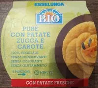 Mängden socker i Purè con patate zucca e carote