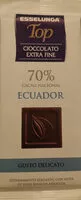 Mängden socker i cioccolato 70% Ecuador