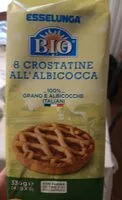 Mängden socker i Crostatine all'albicocca