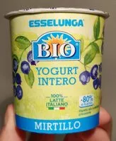 Mängden socker i Yogurt intero mirtillo - Bio
