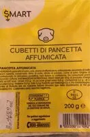 Mängden socker i Cubetti di pancetta affumicata