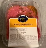 Mängden socker i Hummus barbabietola