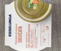 Mängden socker i vellutata di verdure delicata