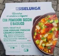 Mängden socker i Minestrone di verdure e legumi con pomodori secchi e basilico