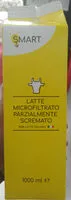 Mängden socker i Latte microfiltrato parzialmente scremato