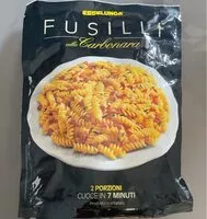 Mängden socker i Fusilli alla carbonara