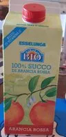 Mängden socker i 100% succo di arancia rossa