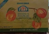 Mängden socker i Succo e polpa di albicocca