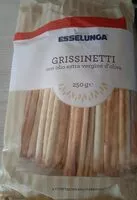 Mängden socker i Grissinetti con olio extravergine d'oliva