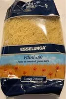 Mängden socker i Pasta di semola filini n.90