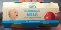 Mängden socker i Omogeneizzato mela