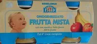 Mängden socker i Omogeneizzato frutta mista