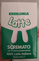 Mängden socker i Latte scremato UHT