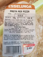 Mängden socker i Pasta per pizza