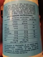 Mängden socker i Latte fresco intero