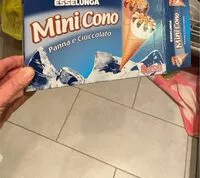 Mängden socker i Mini Cono Panna e Cioccolato