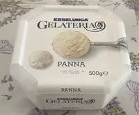 Mängden socker i gelato alla panna
