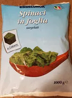 Mängden socker i Spinaci in foglia
