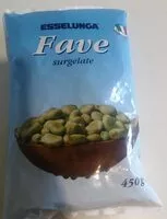 Mängden socker i Fave surgelate