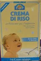 Mängden socker i Crema di riso bio