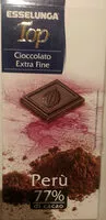 Mängden socker i cioccolato extra fine Perù 77% di cacao