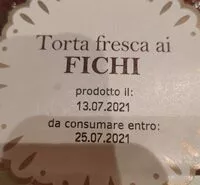 Mängden socker i Torta fresca ai fichi