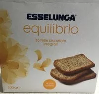 Mängden socker i Fette biscottate integrali