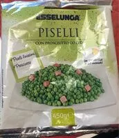 Mängden socker i Piselli con prosciutto cotto
