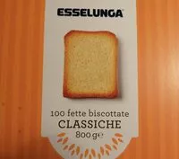 Mängden socker i Fette biscottate classiche Esselunga