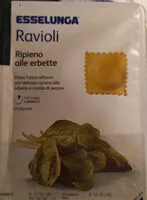 Mängden socker i Ravioli Ripieno alle erbette