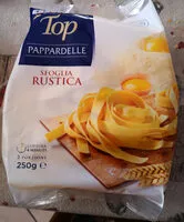 Mängden socker i Pappardelle sfoglia rustica
