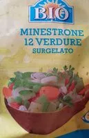 Mängden socker i Minestrone 12 verdure