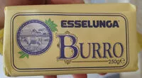 Mängden socker i Burro Esselunga