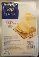 Mängden socker i Lasagne sfoglia rustica