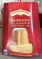 Mängden socker i Pandoro classico