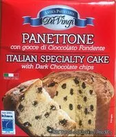 Mängden socker i Panettone con gocce di cioccolato fondente