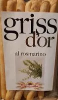 Mängden socker i Breadsticks Griss d'Or with Rosemary