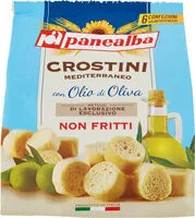 Mängden socker i Crostini mediterraneo con olio di oliva