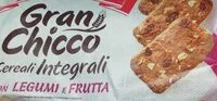 Mängden socker i Gran Chicco cereali integrali con legumi e frutta