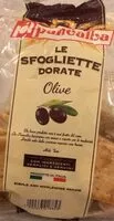 Mängden socker i Le sfogliette dorate - olive
